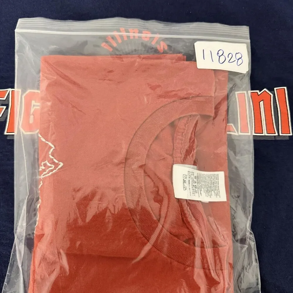 The North Face Shirt Mens Large Orange Ski Mountain Logo Graphic Tee Outdoor